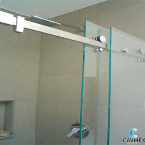 Cancel de baño Corredizo en vidrio templado de 10.0 mm