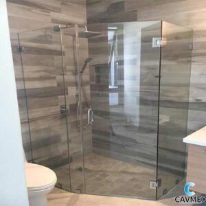 Cancel de baño Abatible en vidrio templado de 10 mm Personalizado